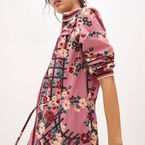 Anna Sui Trellis of Flowers Jacket